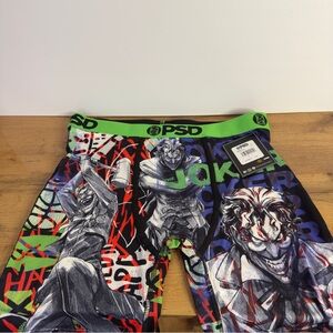 NWT, PSD Joker Boxer Briefs, Size L, Blue & Green Graphic